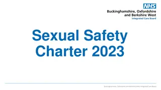 Sexual Safety Charter 2023 - Promoting Safety and Support in Healthcare