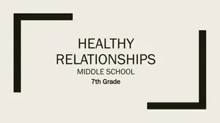 Recognizing Healthy and Unhealthy Relationships in Middle School