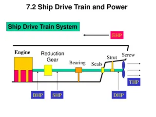 Ship Drive Train and Power Systems