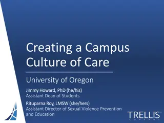 Building a Campus Culture of Care at University of Oregon