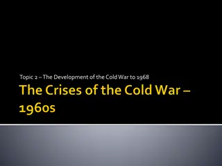 The Cold War: Key Events up to 1968