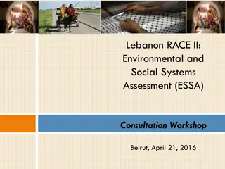 Lebanon RACE II Program for Education Improvement