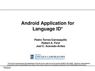 Smartphone Language Identification System: Project Overview