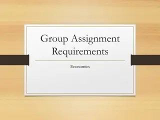 Guidelines for Group Assignment Written Paper in Economics