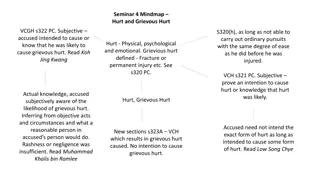 Understanding Legal Concepts on Harm and Force