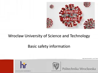 Safety Guidelines at Wrocław University of Science and Technology