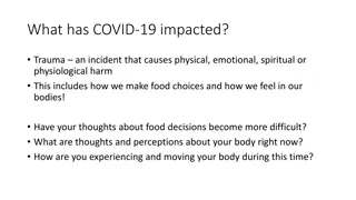 Navigating Food Choices and Body Awareness During COVID-19