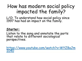 Impact of Modern Social Policy on Families Since 1997