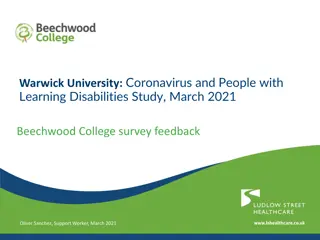 Impact of COVID-19 on Individuals in Care and Care Providers: Insights from Beechwood College