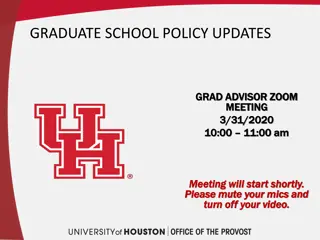 Updates on Graduate School Policy and Interim Grading for Spring 2020