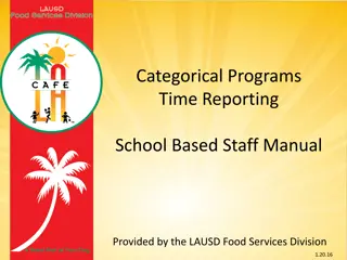 LAUSD Food Services Division Time Reporting Procedures