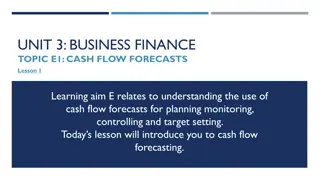 Cash Flow Forecasts in Business Finance