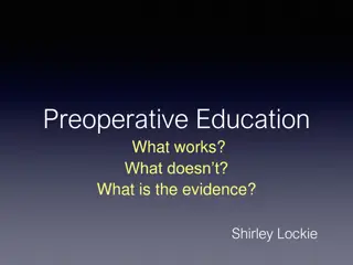 Evidence-Based Insights on Preoperative Patient Education in Surgical Nursing