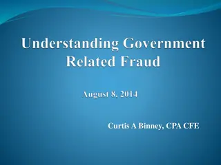 Understanding Fraud in Auditing and Government