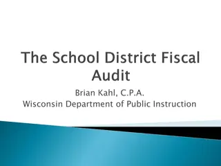 Auditing Standards and Requirements in Wisconsin Department of Public Instruction