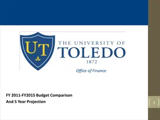 University of Toledo Financial Analysis: FY2011-FY2015 Budget Comparison & Projections