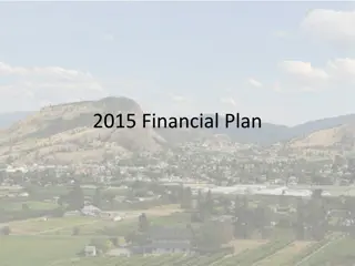 Municipality 2015 Financial Plan Overview