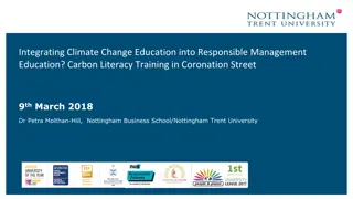 Integrating Climate Change Education into Responsible Management Education