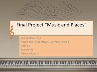 Music and Places: Cultural Exploration in Tambov and Seattle