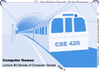 Computer Game Genres in Lectures