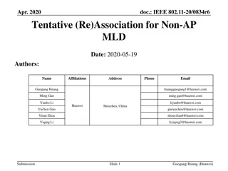 IEEE 802.11-20/0834r6: Make Before Break Scheme Implementation