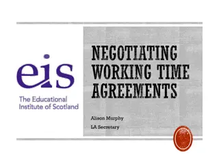 Negotiating Working Time Agreements in School Settings