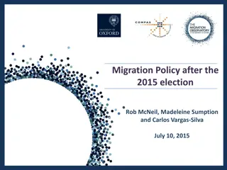 Media and Migration: Policy Analysis Post 2015 Election