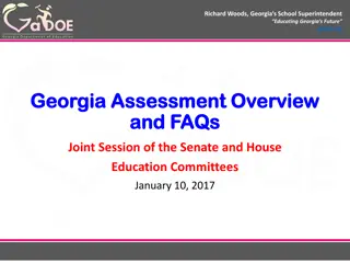 Georgia's School Assessment Program