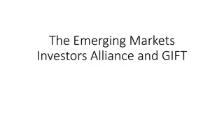 Emerging Markets Investors Alliance and GIFT: Promoting Fiscal Transparency