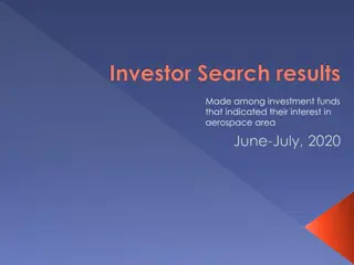 Analysis of Investor Search Results in Aerospace Investment Funds (June-July 2020)