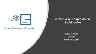 A New Takaful Approach for Social Justice by Dr. Levent S. Mer