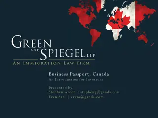 Introduction to Business Opportunities in Canada for International Investors