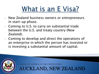 U.S. E-2 Visa for New Zealand Business Owners and Entrepreneurs