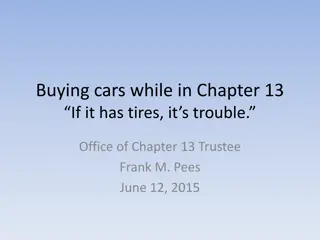 Guidelines for Purchasing Cars During Chapter 13 Bankruptcy