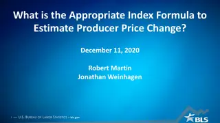 Overview of Proposed Changes in Producer Price Index Formulas