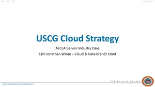 United States Coast Guard Cloud Strategy Overview