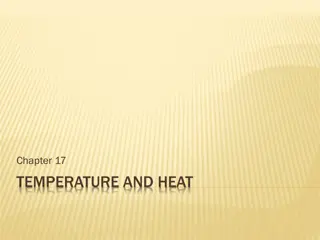 Temperature, Heat, and Energy Transfer