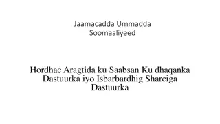 Understanding the Somali Constitution and Legal Framework