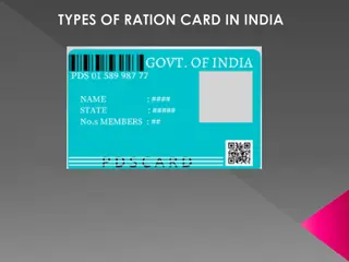 Types of Ration Cards in India and Their Benefits