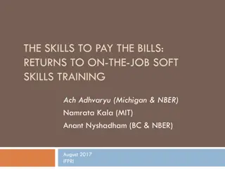 Soft Skills Training Program Evaluation at an Indian Garment Firm