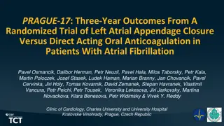 Three-Year Outcomes of Left Atrial Appendage Closure vs. Oral Anticoagulation in Atrial Fibrillation