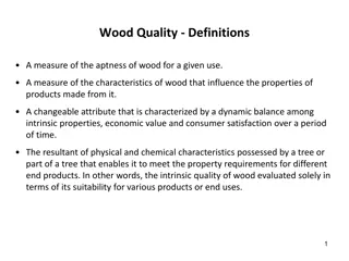 Understanding Wood Quality: Definitions and Influencing Factors