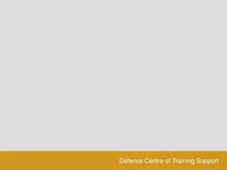 Effective Learning Strategies at the Defence Centre of Training Support