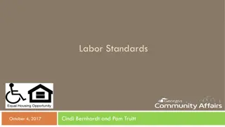 Compliance with Labor Standards in Federal Contracts