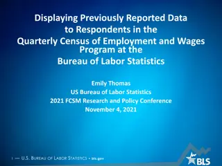 Understanding Quarterly Census of Employment and Wages (QCEW) Program