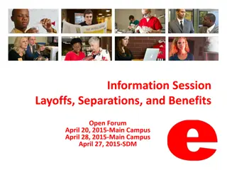 Employee Layoffs, Separations, and Benefits Training Session