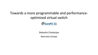 Towards a More Programmable and Performance-Optimized Virtual Switch @ EuroP4 '21