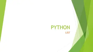 Lists in Python: A Comprehensive Guide