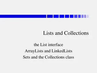 Lists and Collections in Java