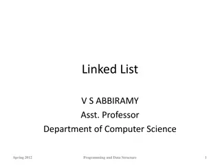 Comparison between Array and Linked List Data Structures